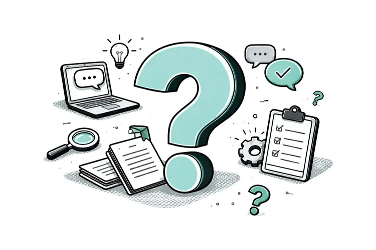 Illustration zu häufigen Fragen zur Steuerberatung